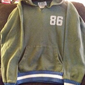 Pink Victoria Secret Sweatshirt Hoodie Size L